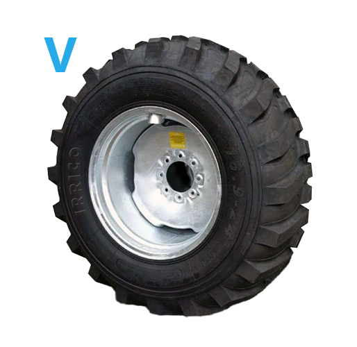 14.9X24" WHEEL, TYRE & TUBE - Valley Offset