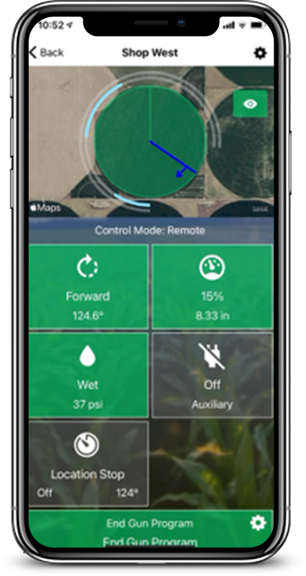 End Sprinkler control